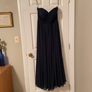 Jenny Yoo Mira Strapless Chiffon Convertible Gown